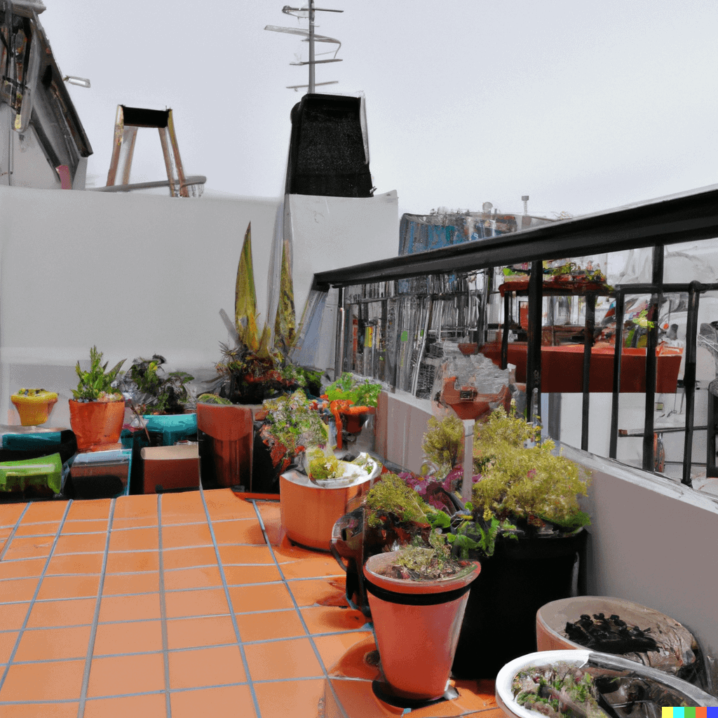 Cómo decorar una terraza grande con poco dinero