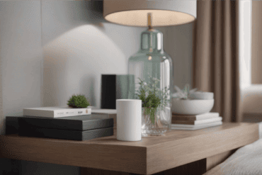 cómo decorar una mesita de noche