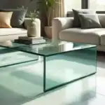 Mesas de centro de cristal modernas para un diseño de sala elegante y funcional
